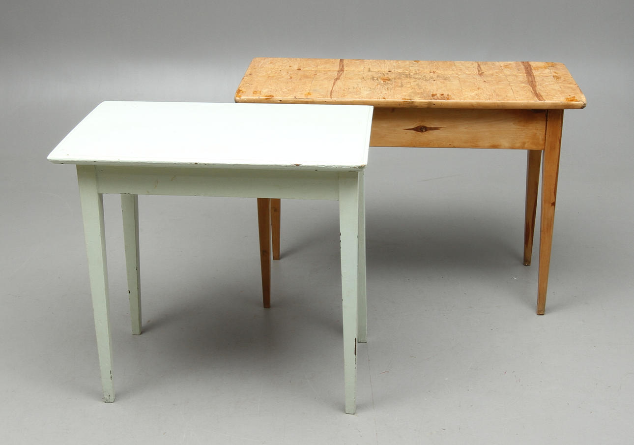 BORD, 2 st, 18 och 1900-tal.