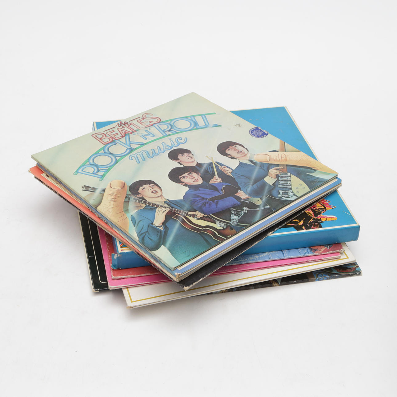 VINYL RECORDS, a total of 13, mostly Beatles.