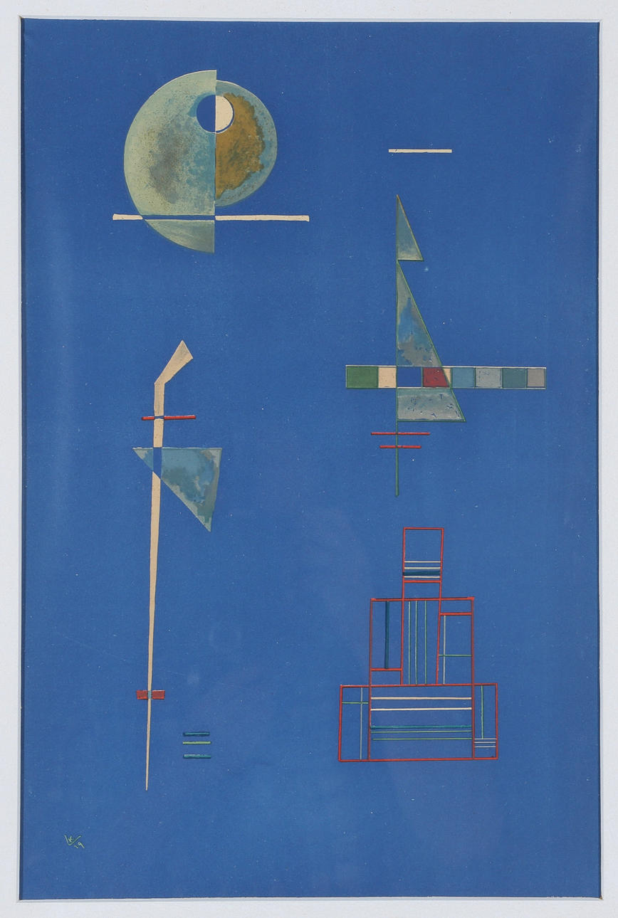 WASSILY KANDINSKY. EFTER. Komposition, offset.