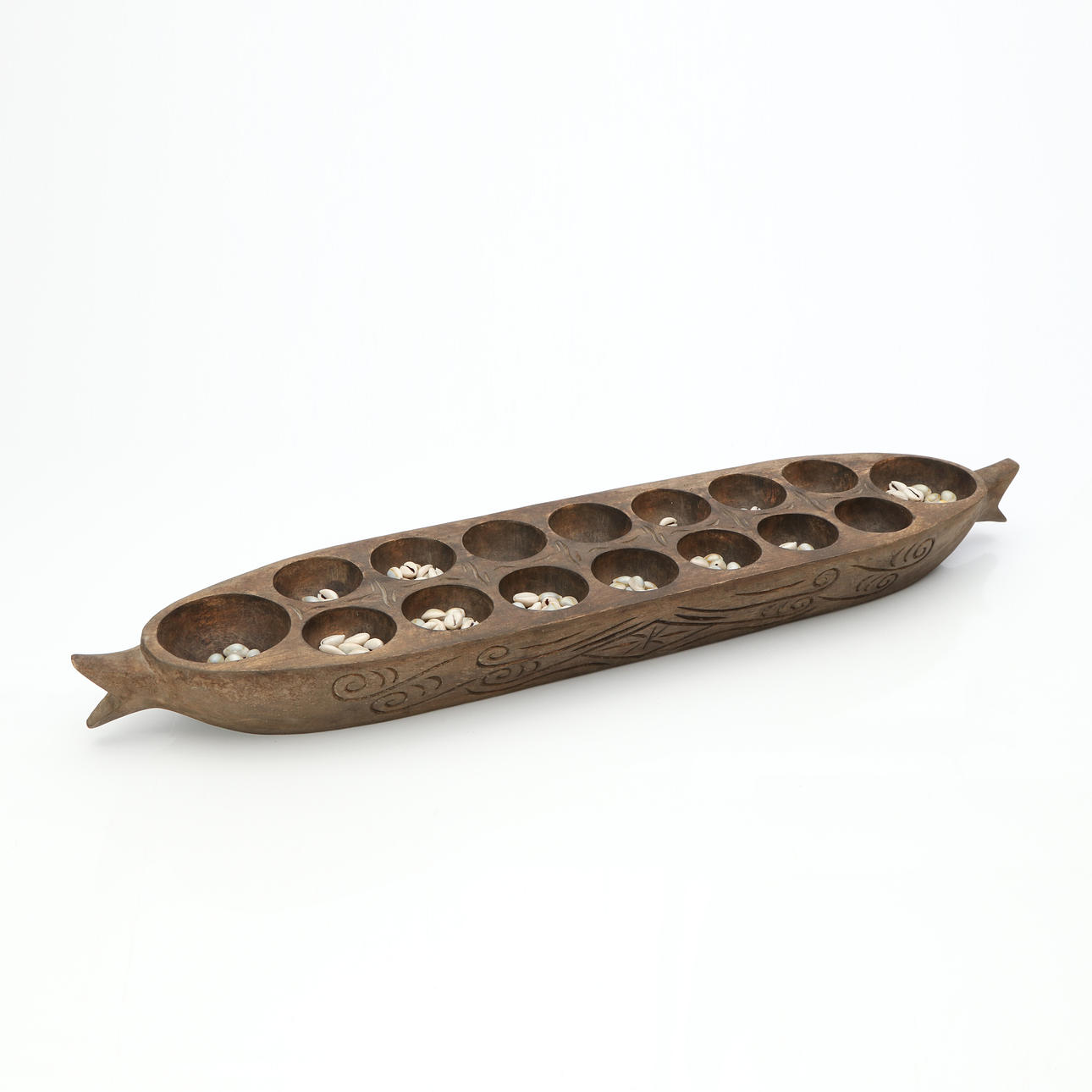 MANCALA, GAME BOARD, AFRICA.