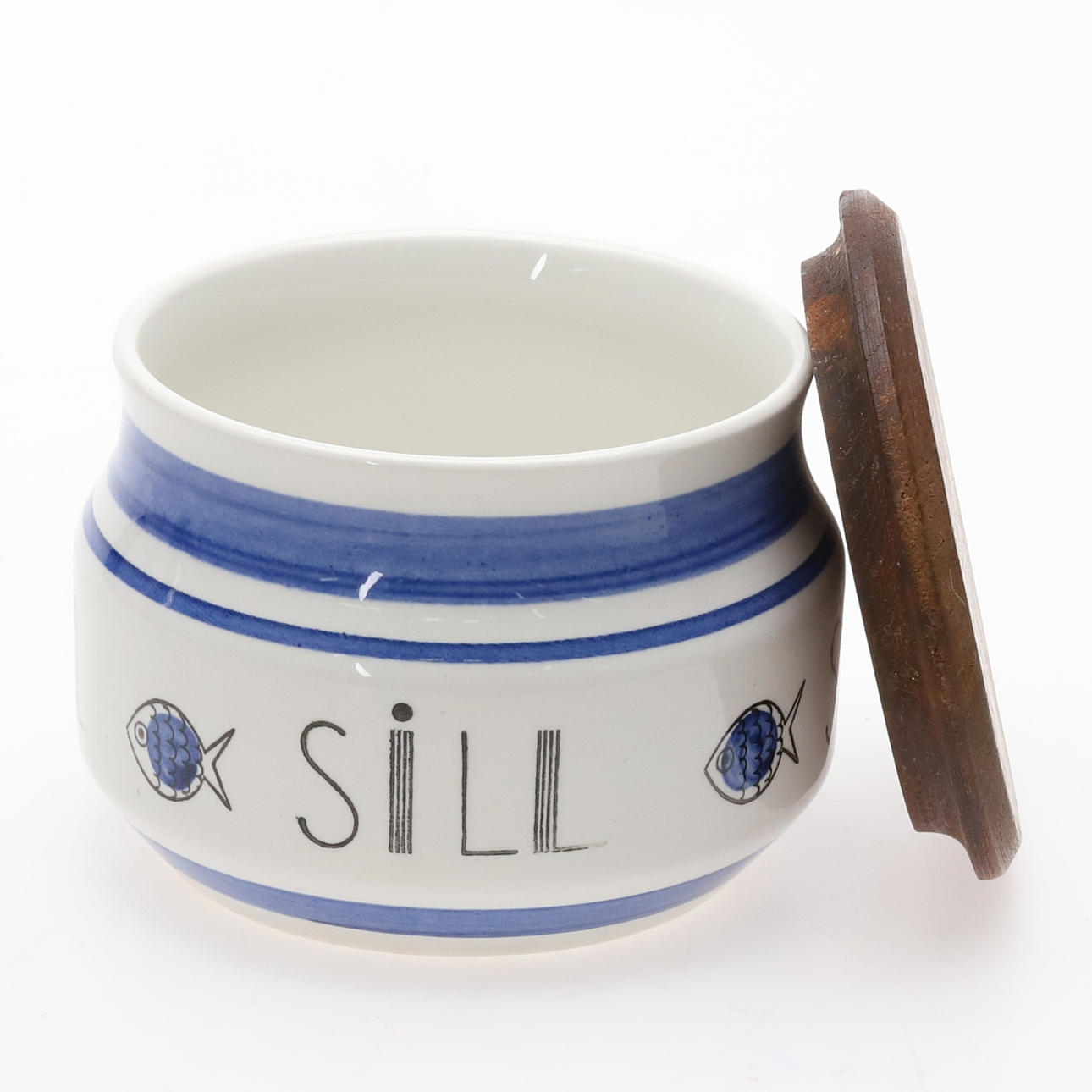 MARIANNE WESTMAN. A “Sill” stoneware jar with lid, Rörstrand.