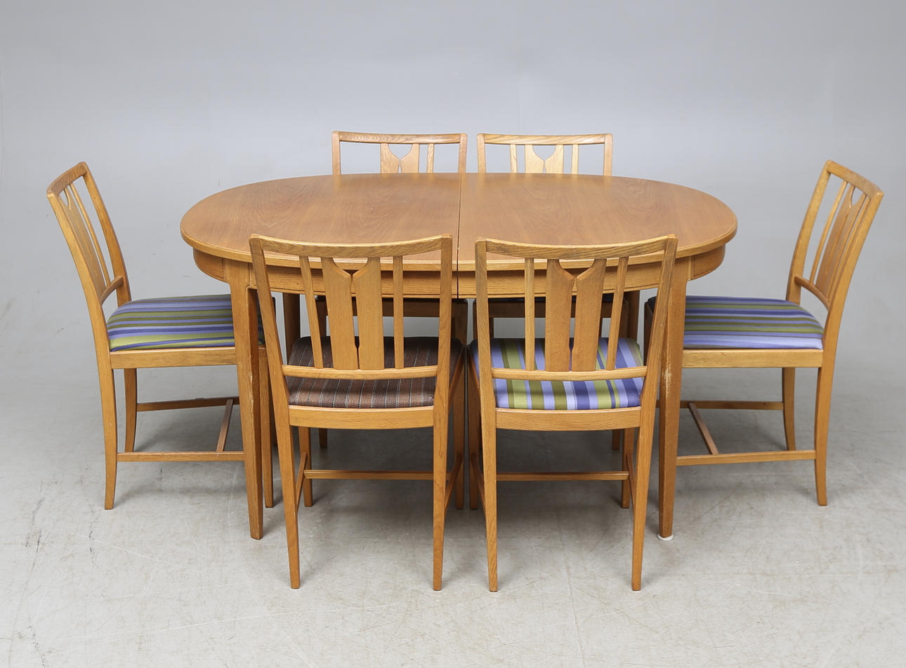 MATSALSGRUPP, 7 delar, "Ulfåsa", Carl Malmsten, Bodafors.