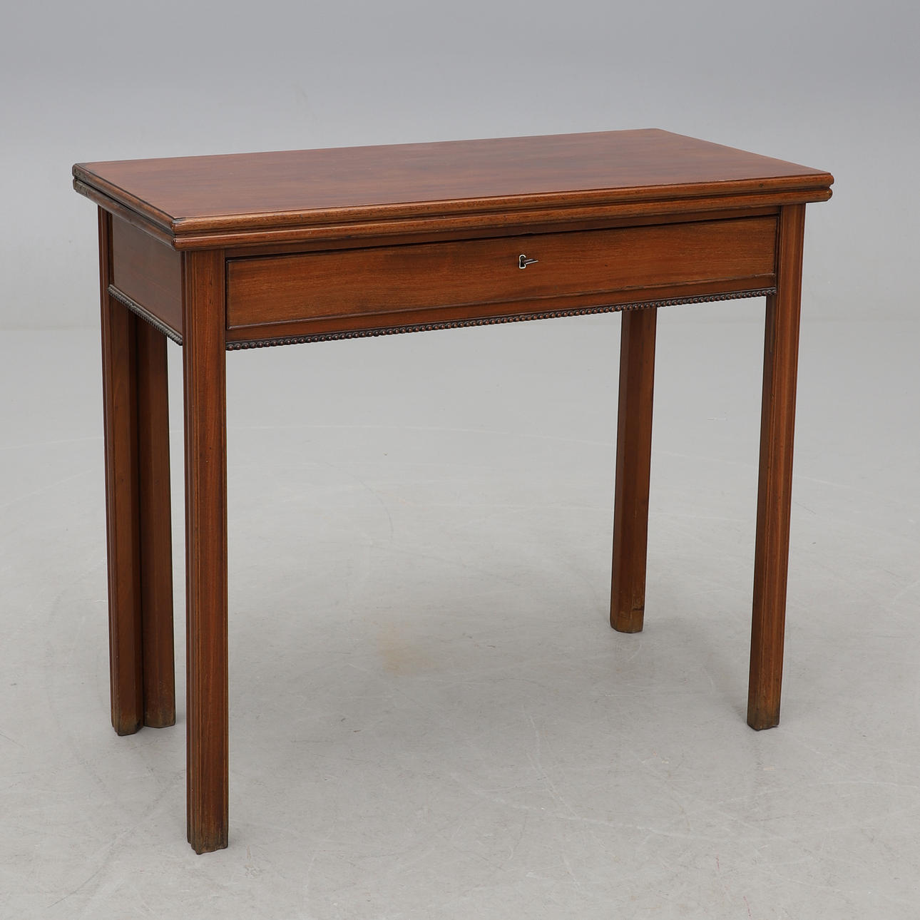 A late Gustavian gaming table, circa 1800.