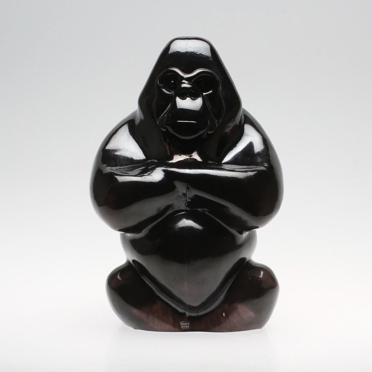 FIGURIN, glas, My Wide Life Gabba Gabba Hey, Ludvig Löfgren, Kosta Boda, signerad.