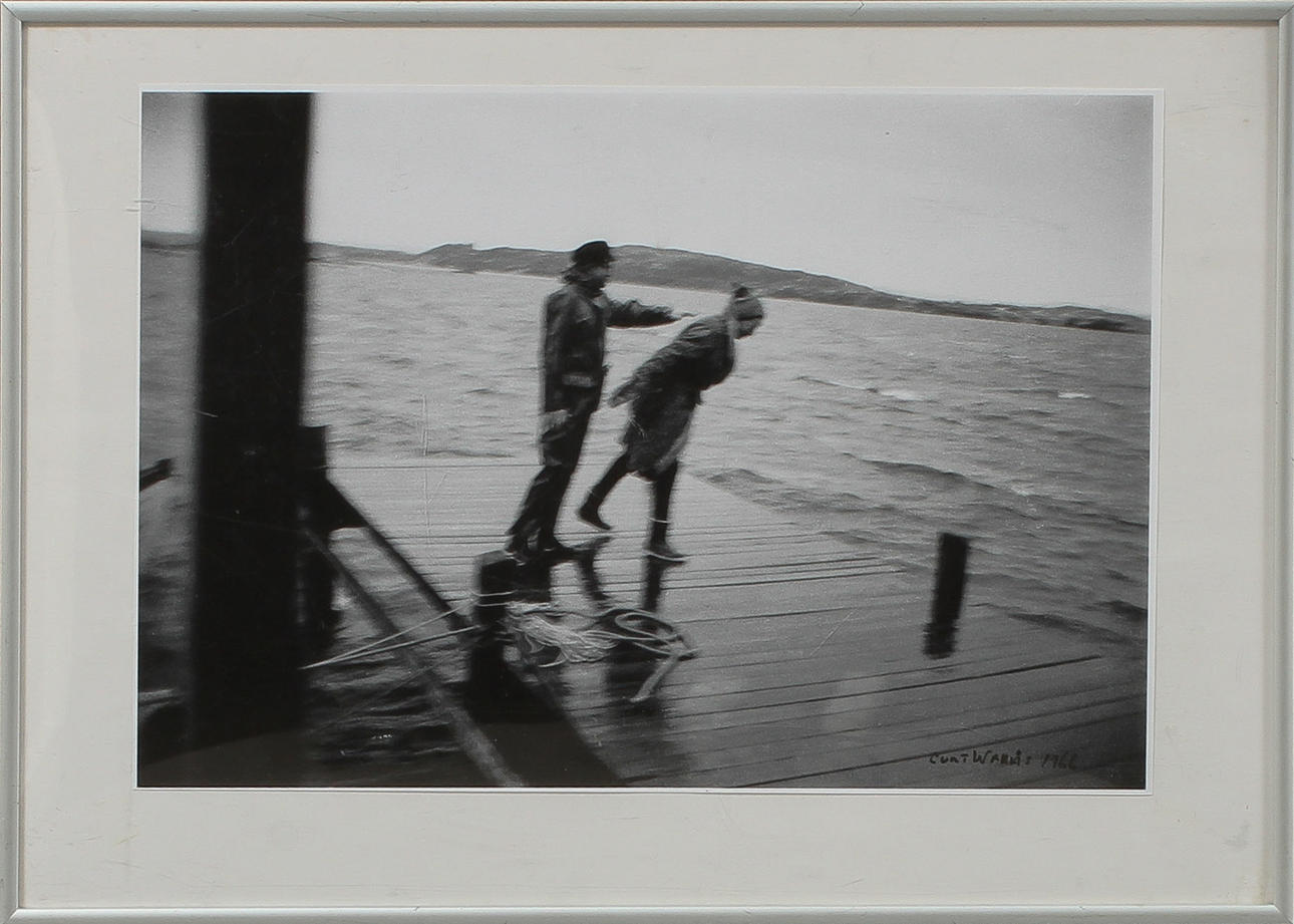 CURT WARÅS. Ingrid Bergman, Dannholmen. Fotografi, signerad och daterad 1966.