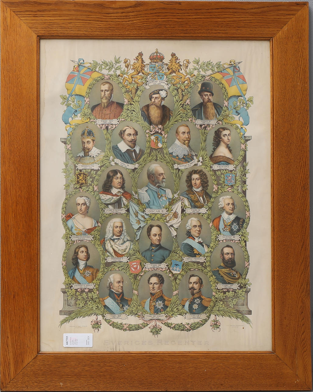 KUNGATAVLA, "Sveriges Regenter", 1900-talets första hälft.