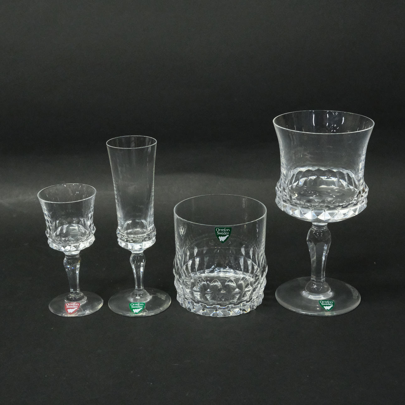 INGEBORG LUNDIN. ORREFORS GLASSWARE SILVIA.