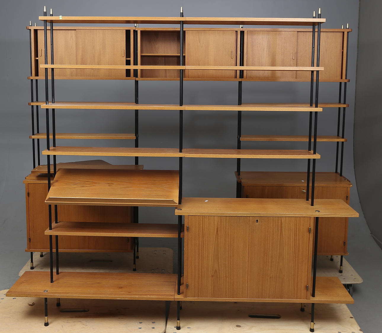 BOKHYLLA, "Prydno", Bröd. Gustafsson Möbelfabrik, Virserum, 1960-tal.