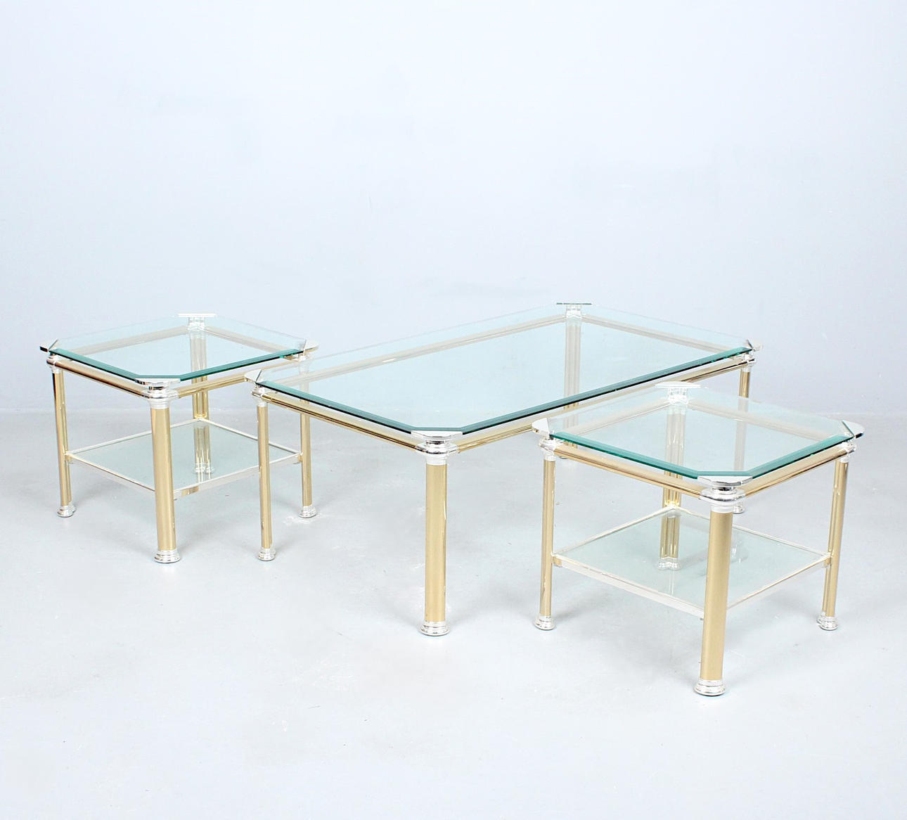 Set coffee tables/Hollywood Regency style coffee table.