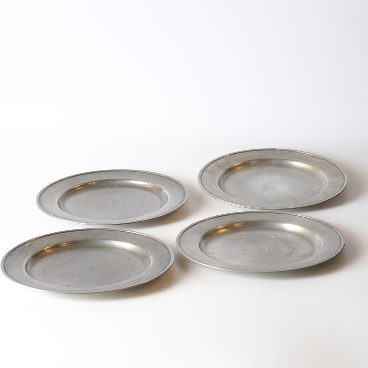 KUVERTPLADER, 4 stk, Scandia Tenn, Karlshamn, 1977/-78.