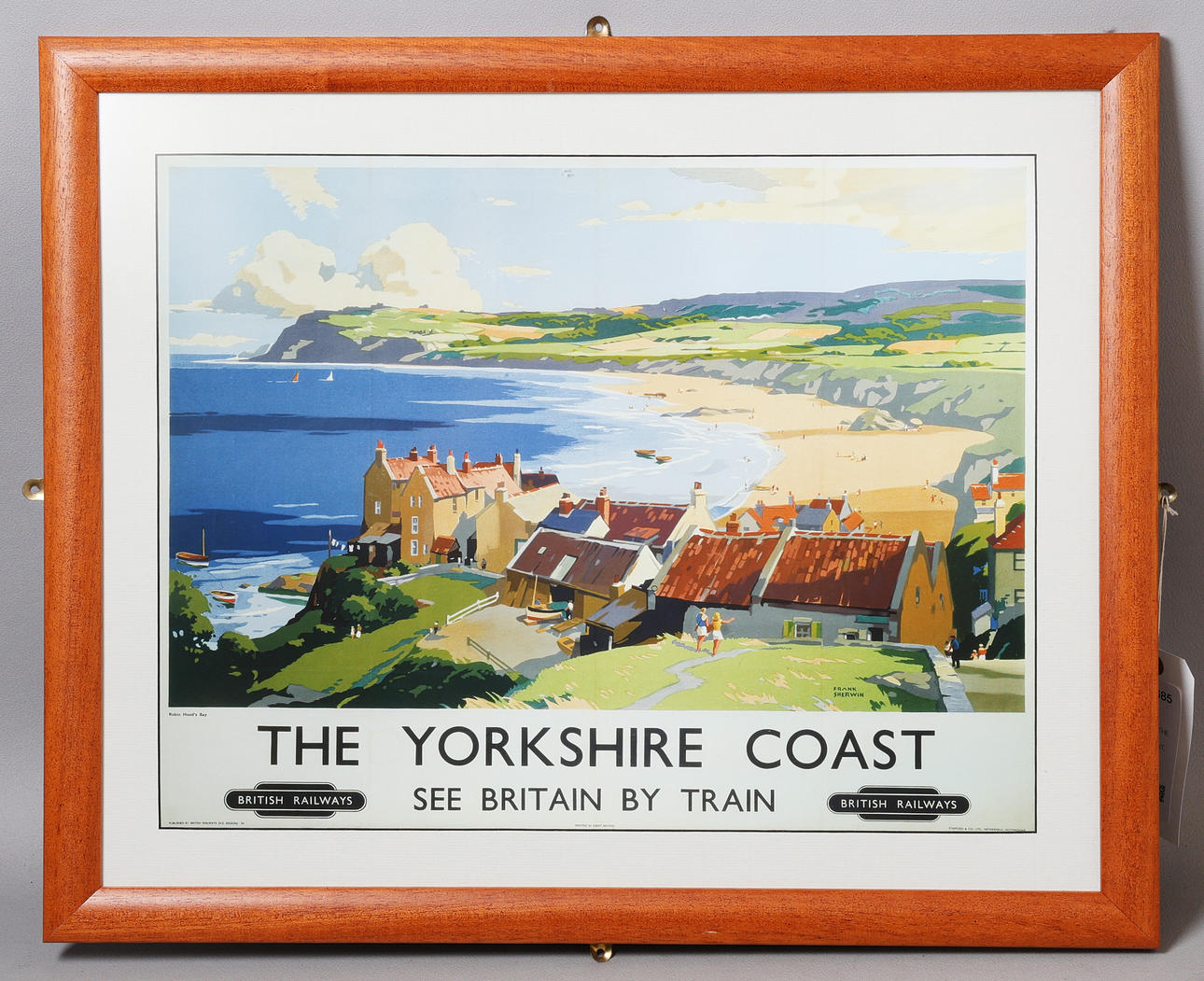 A FRAMED BRITISH RAILWAYS 'THE YORKSHIRE COAST' PRINT.