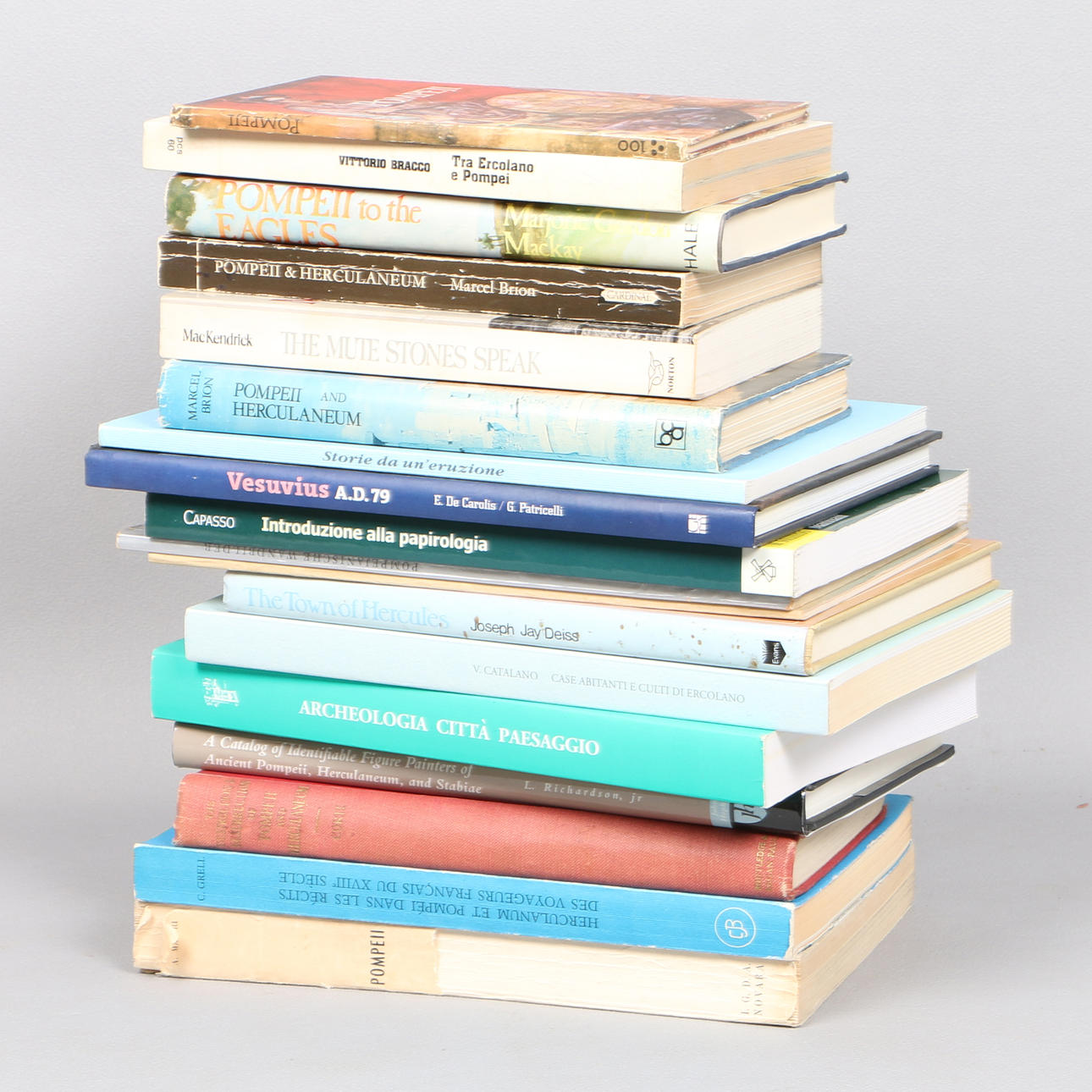 UNDERSØGELSER AF POMPEJI, HERCULANEUM, VESUVIUS OG PAPYROLOGI (18).