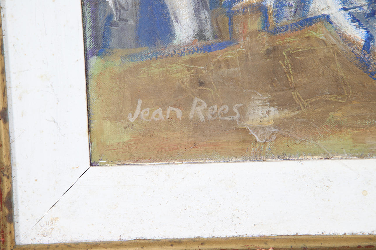 JEAN REES ARWA (1914-2004). LINDOS, RHODES. Art - Paintings - Auctionet