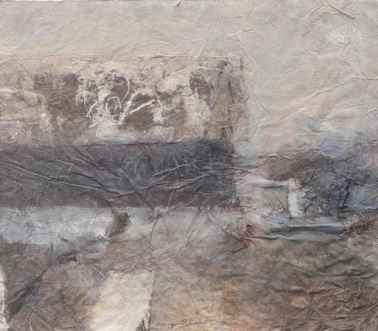 MAGNUS PETERSSON. Composition, watercolour, signed and dated 2000.