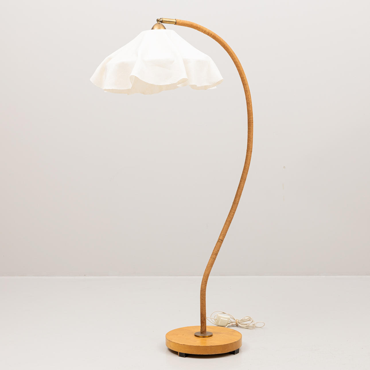A Swedish Modern floor lamp, 1940s.