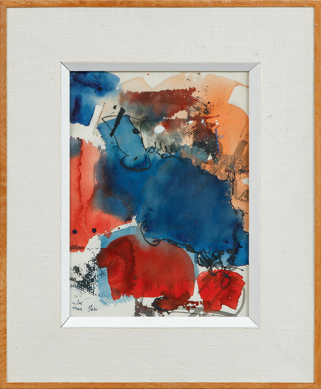 ENDRE NEMES. “Beautiful day”, watercolour, signed.