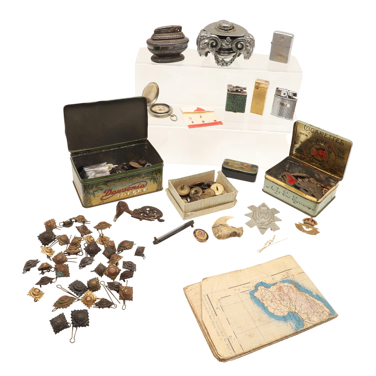 MILITARY RELATED ITEMS & VARIOUS COLLECTABLES.