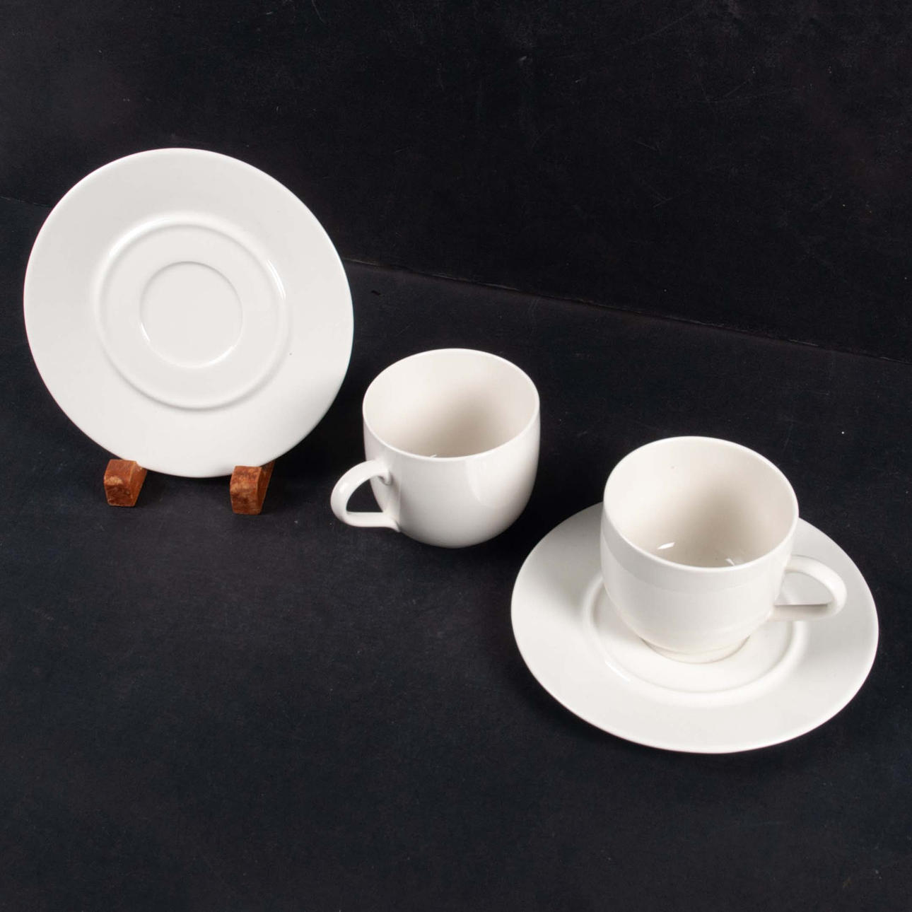 ETTORE SOTTSASS. For Alessi “La Bella Tavola” coffee cups with
