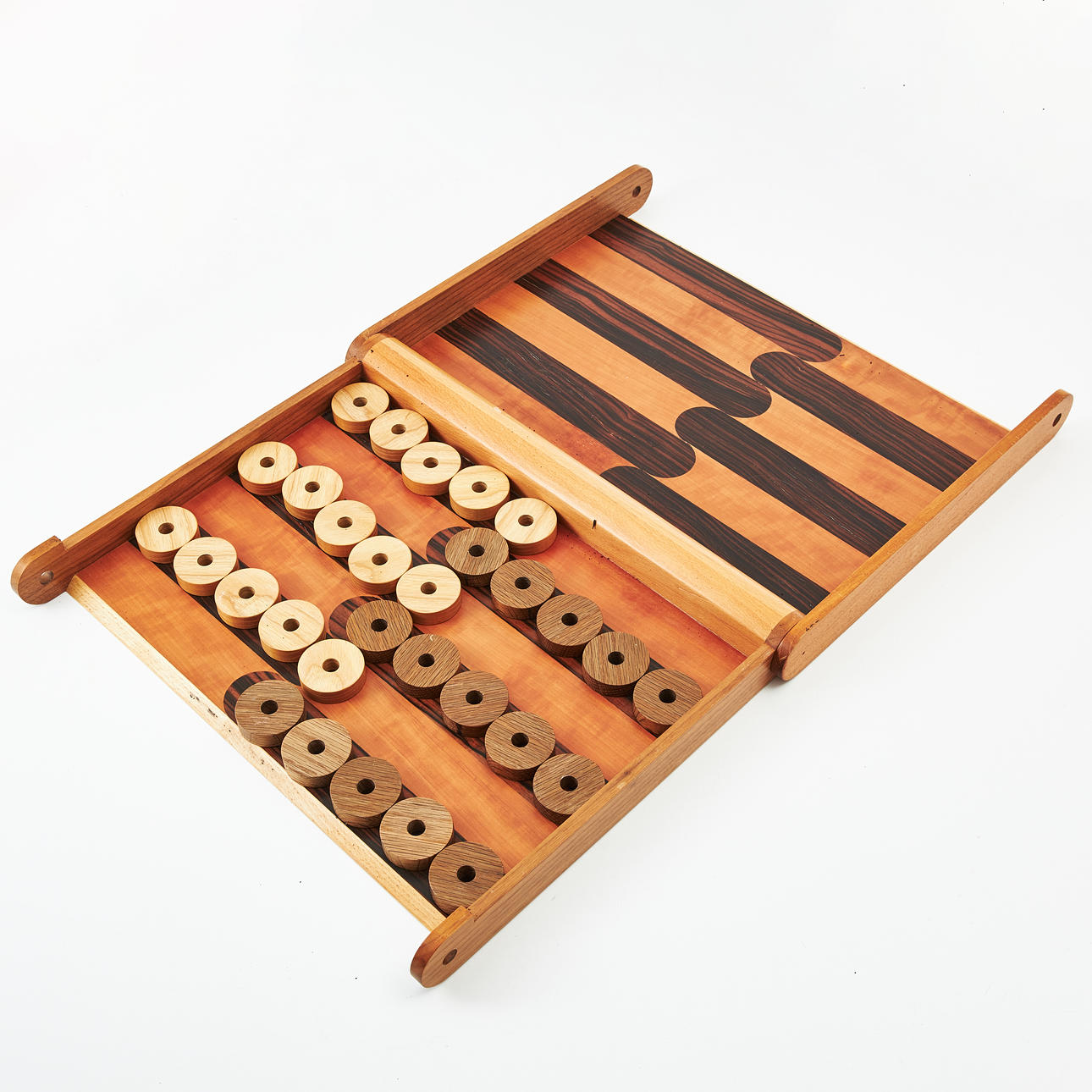 JAN SIFVERT (FÖDD 1969). BACKGAMMON, indretning i intarsia.