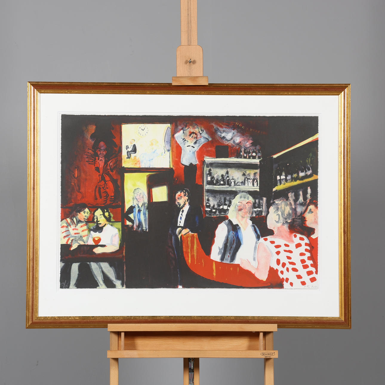 PETER DAHL. LITHOGRAPH, signed and numbered 59/375.