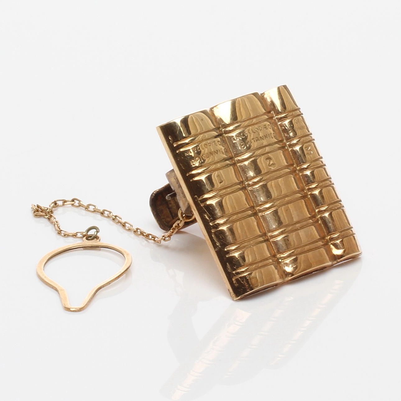 SLIPSKLÄMM, 18k guld, 1900-tal.