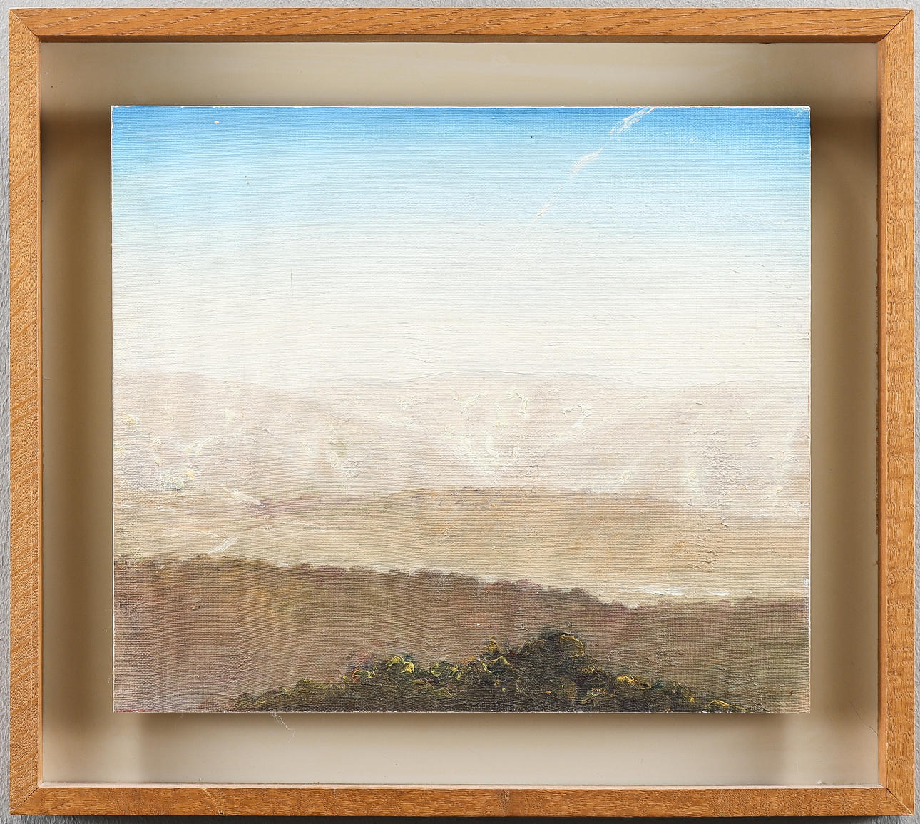 HARRY MOBERG oil on panel, signed on the back.