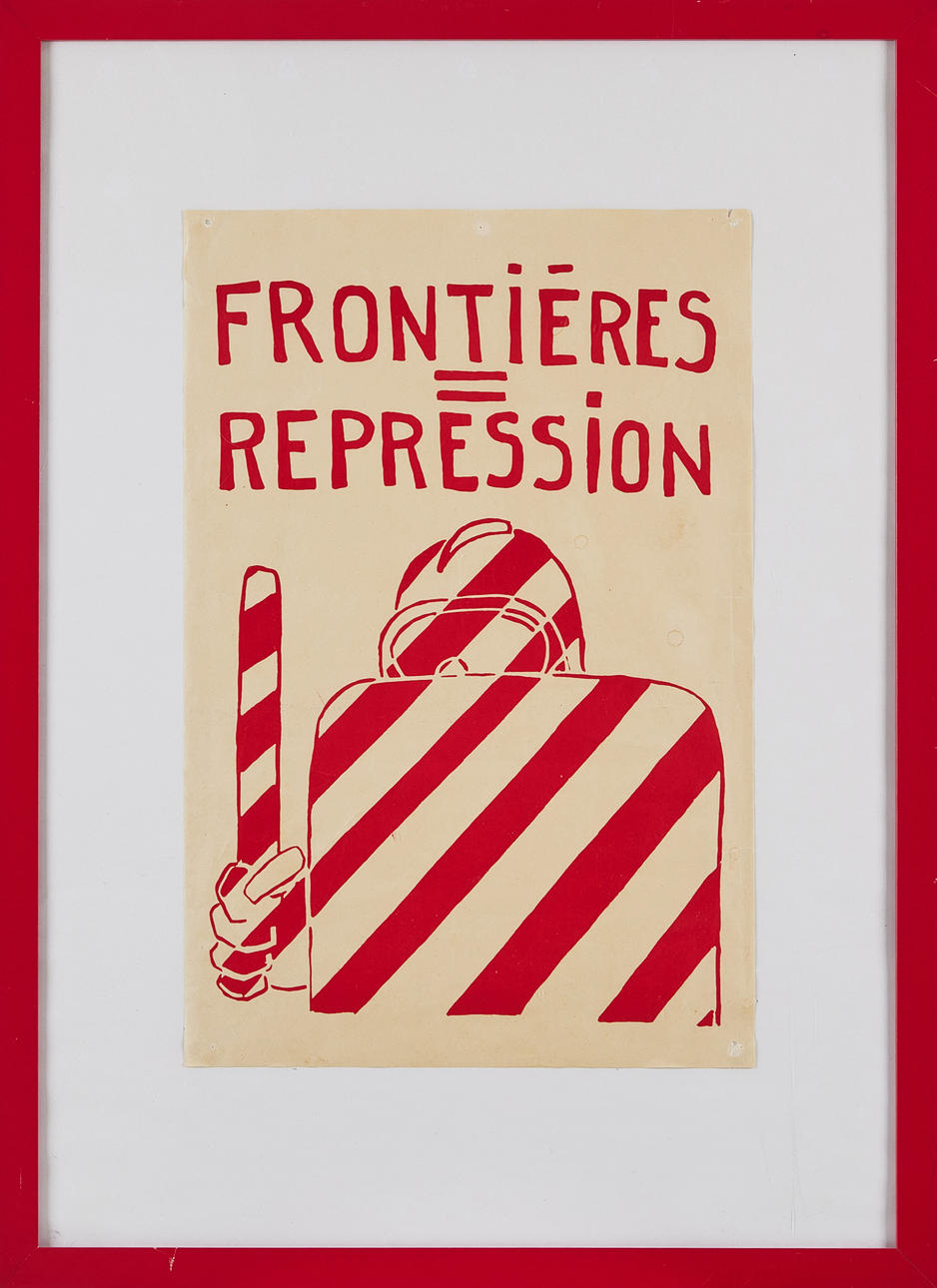 POSTER, “Frontier Repression”, May 1968.