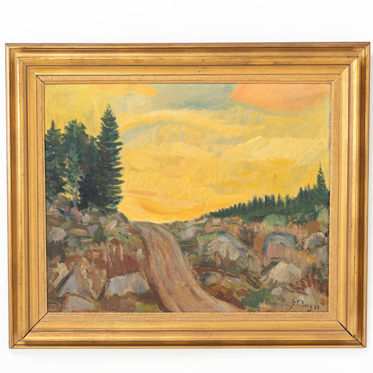 NILS SÖDERBERG, oil on panel, signed.