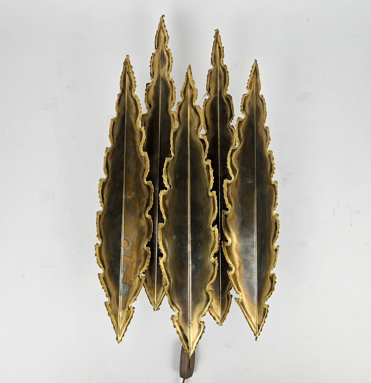 SVEND AAGE HOLM SÖRENSEN. Eine Wandlampe aus Messing, Dänemark.