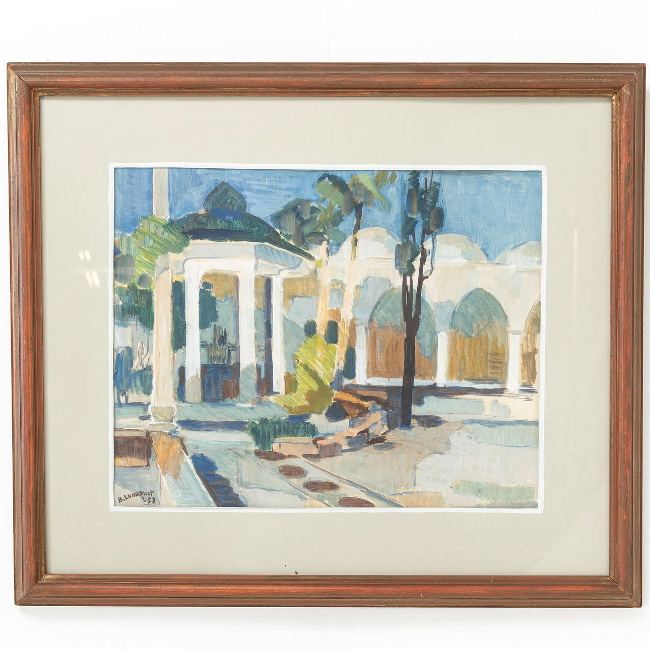 BERTIL LUNDQVIST, watercolour, signed and dated -53.