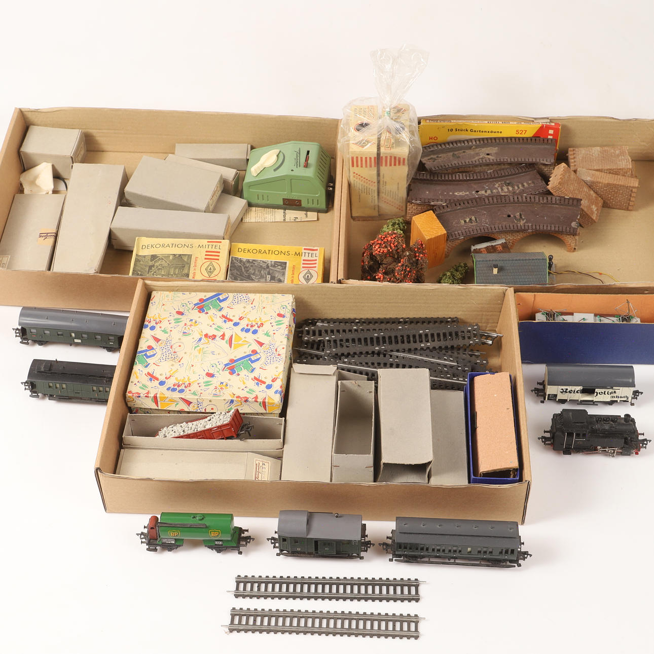 A model railway, Fleischmann, Germany, 1950s.