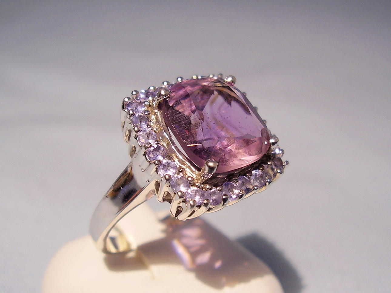 AMETIST TANZANIT RING 6 ct.