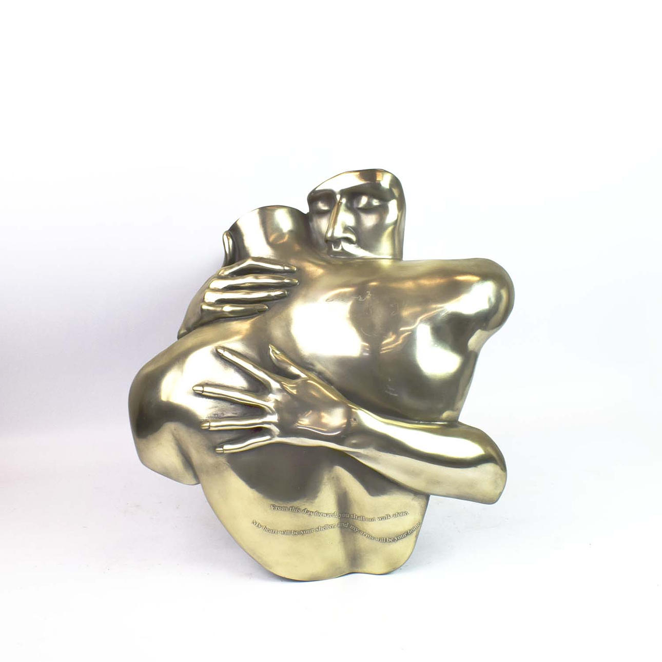 CONTEMPORARY SCHOOL LOVERS WALL RELIEF.