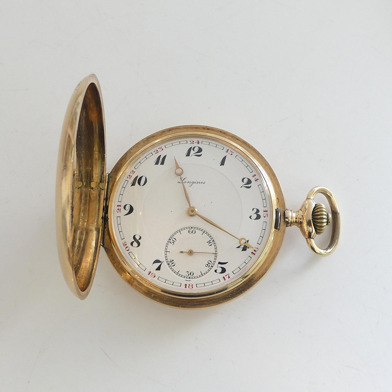 SAVONNETTE, Longines, 14K.