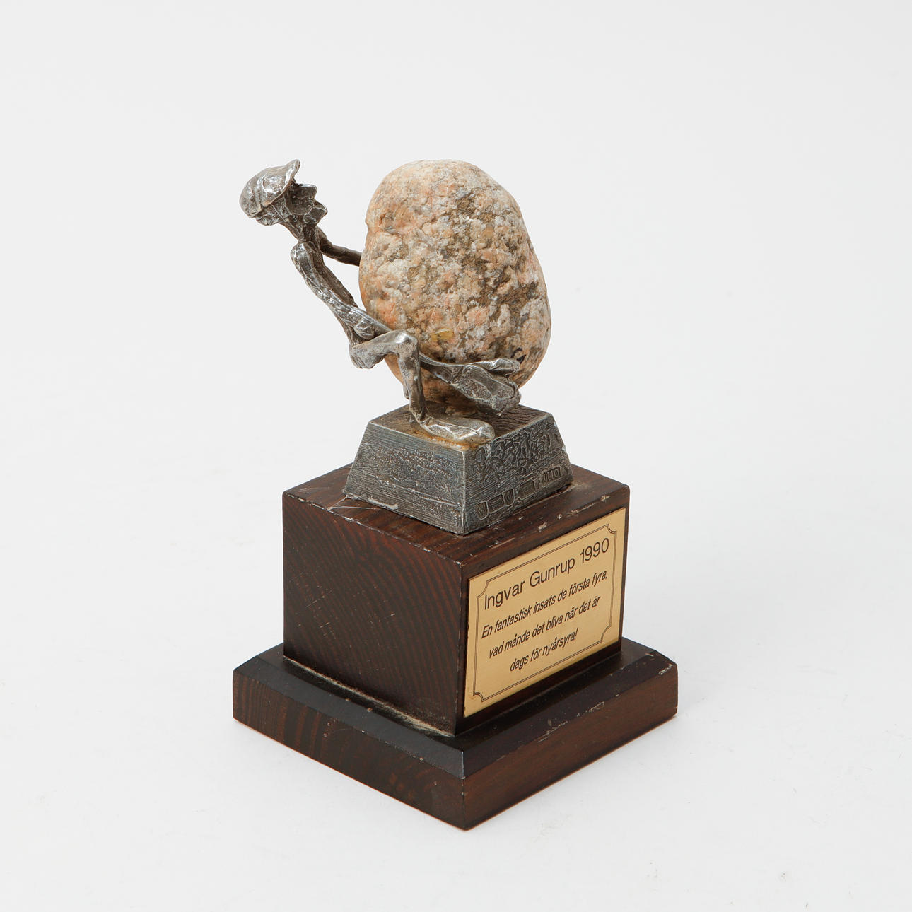 HENRY GUSTAFSSON. Skulptur, "Lyftet", signerad.