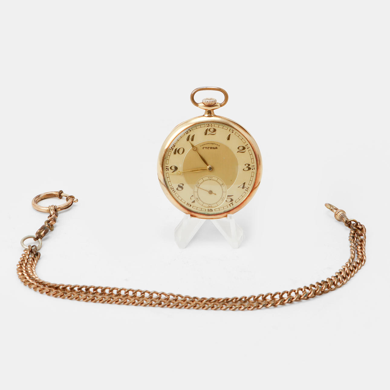 FICKUR, Eterna Chronmetre, 14k guld, totalvikt ca 57 gram.