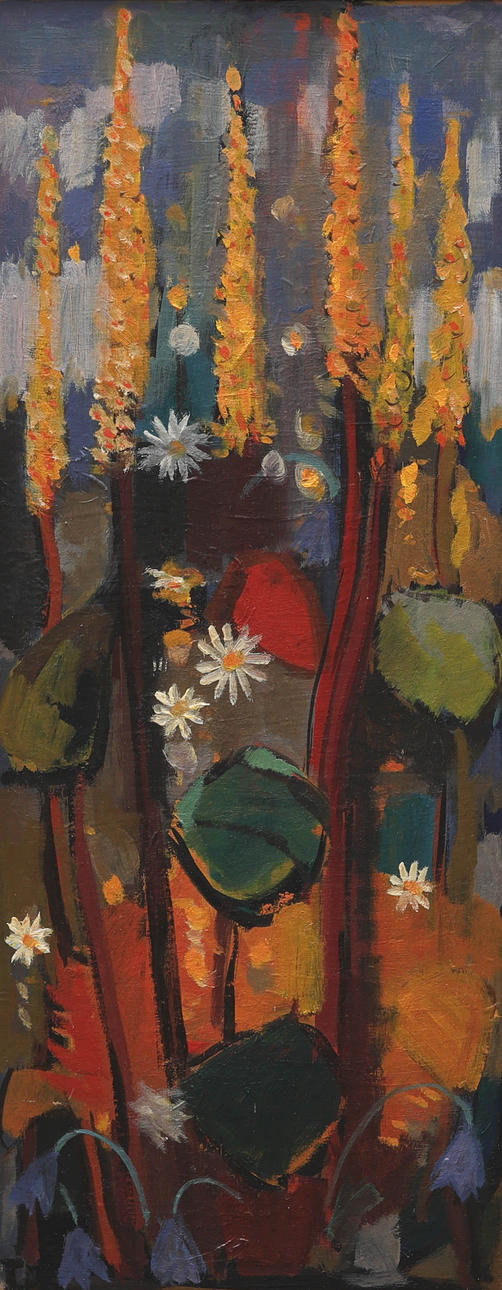 TORSTEN ANDERSTRÖM. oil on panel, “Kungsljus”, monogram signed TA.