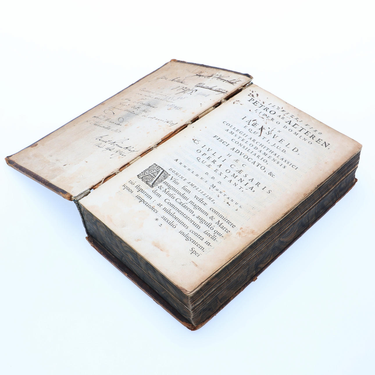 BOOK, C. Julius Caesar — Opera Omnia, c. 1660s.