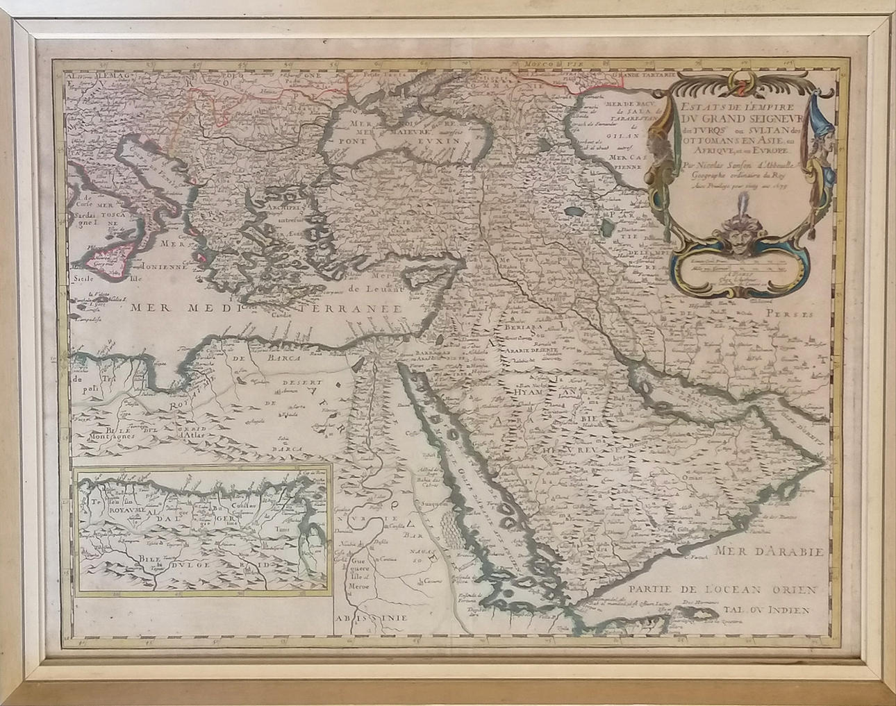 *NICOLAS SANSON OTTOMAN EMPIRE MAP.