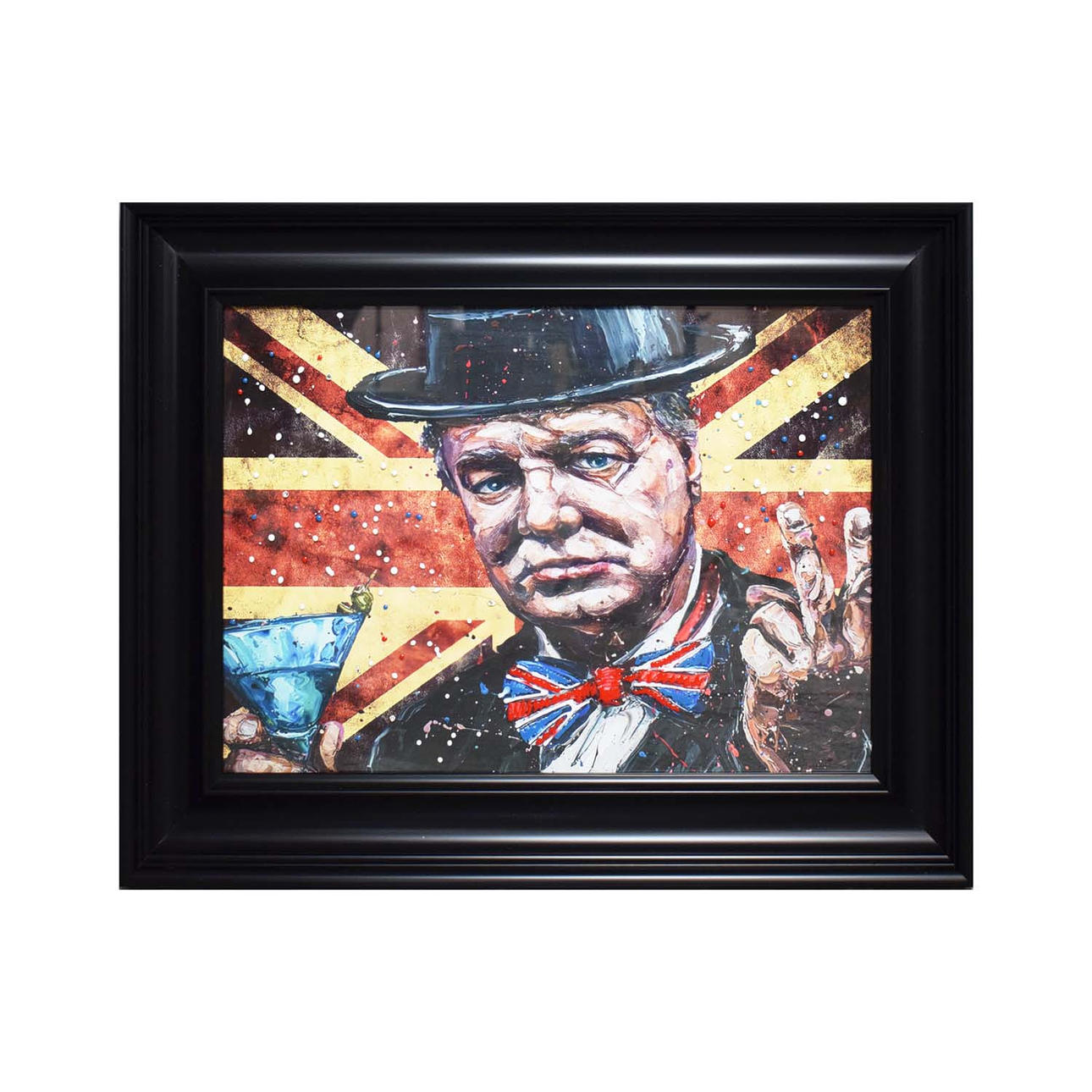 PRINT OF CHURCHILL.