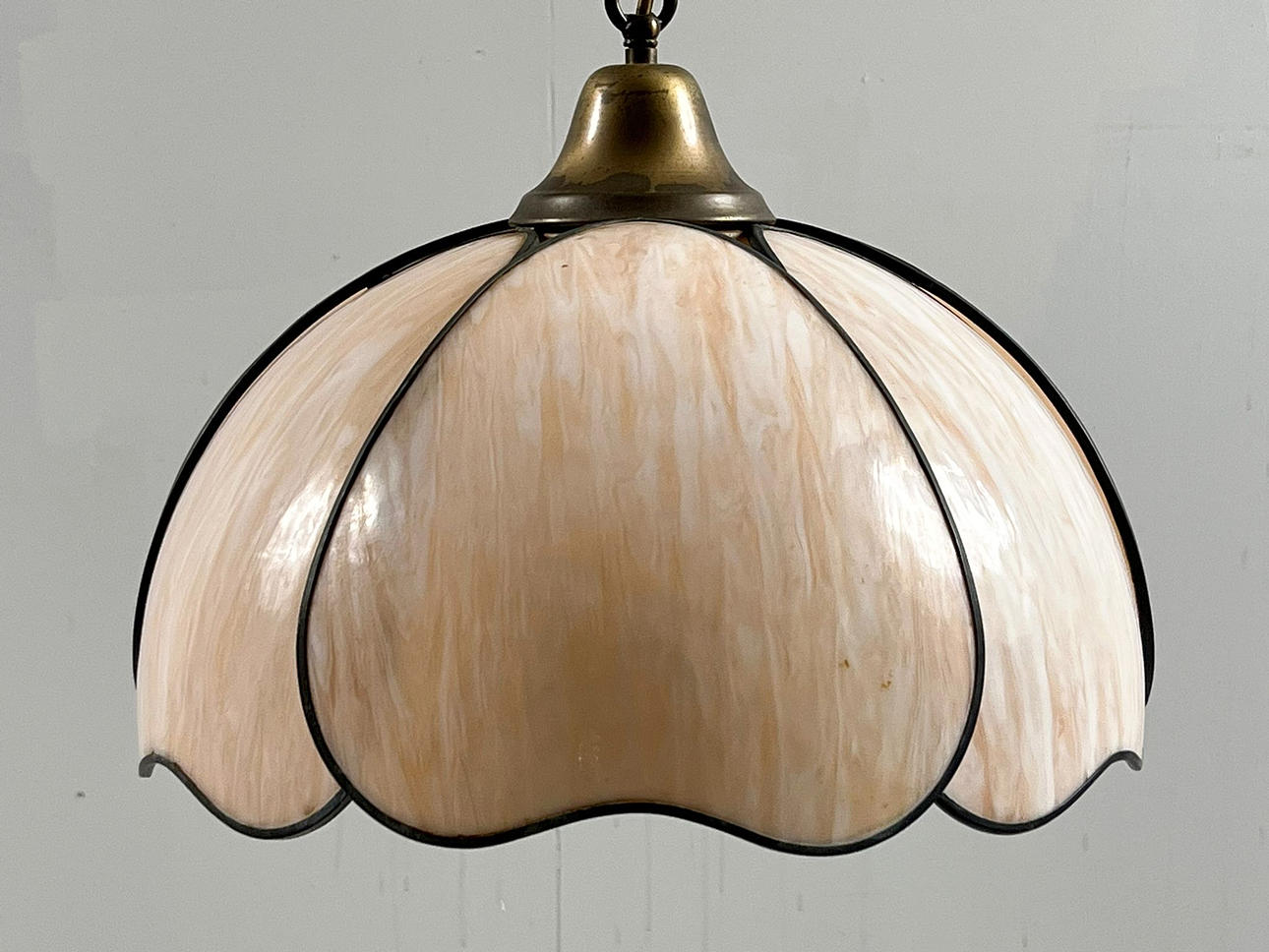 Tiffany style hanging lamp/ceiling lamp, Germany, 1970s.