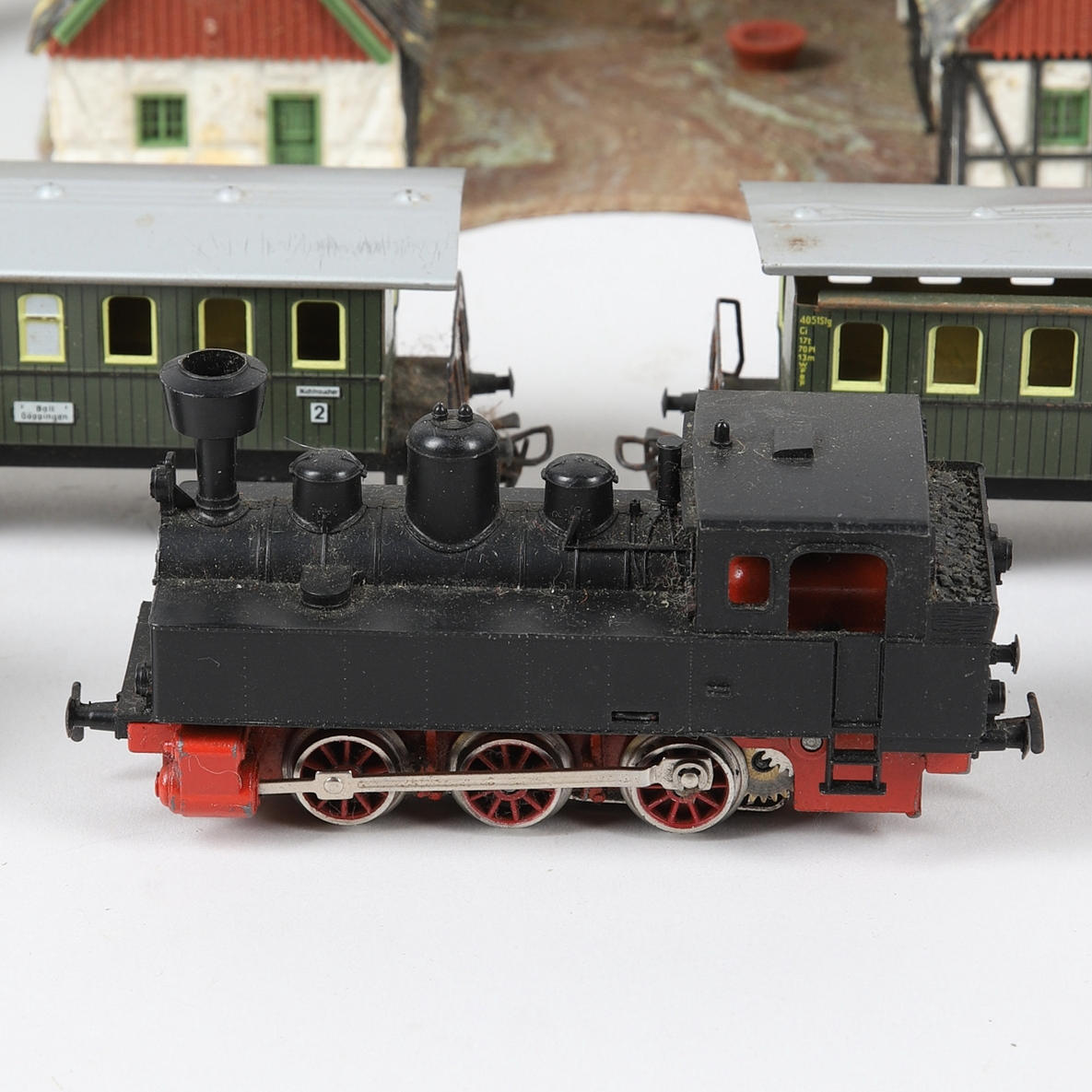 MODELTOG, skinner og tilbehør, parti, Märklin, Tyskland.