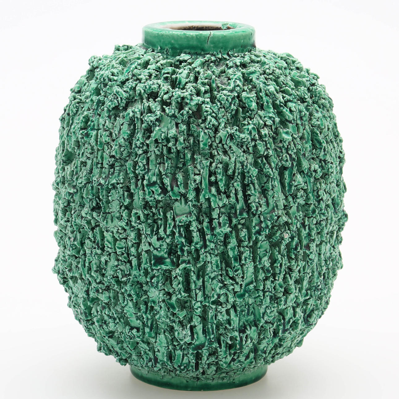 GUNNAR NYLUND. Vase, stentøj, „Chamotte“, Rörstrand.