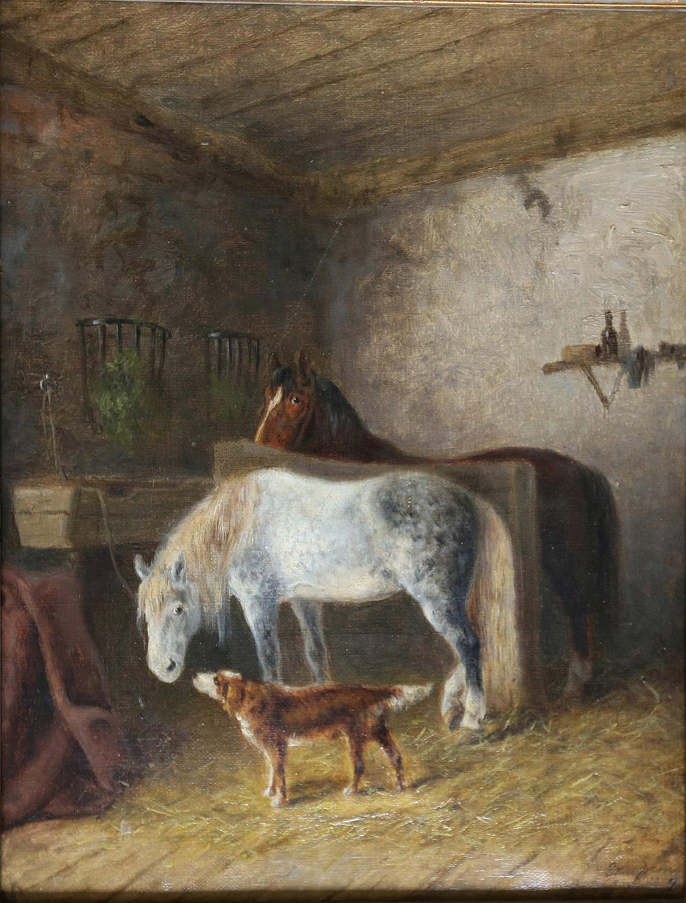 EKGORST, VASILI YEFIMOVICH. ”HÄSTAR MED HUND”.