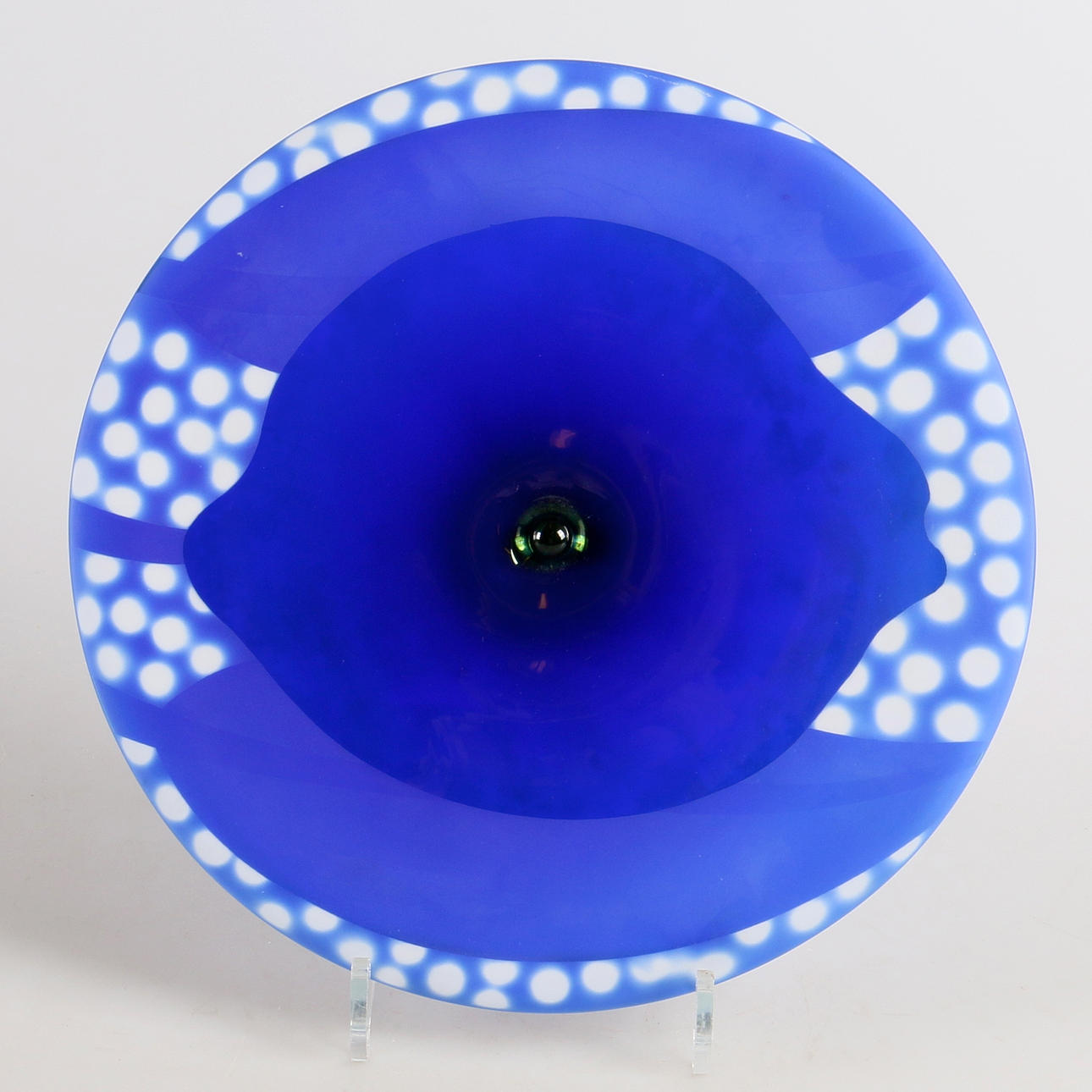 VÄGGSMYCKE, glas, Kerttu Nurminen, Nuutajärvi, Notsjö, 213/300, signerad.