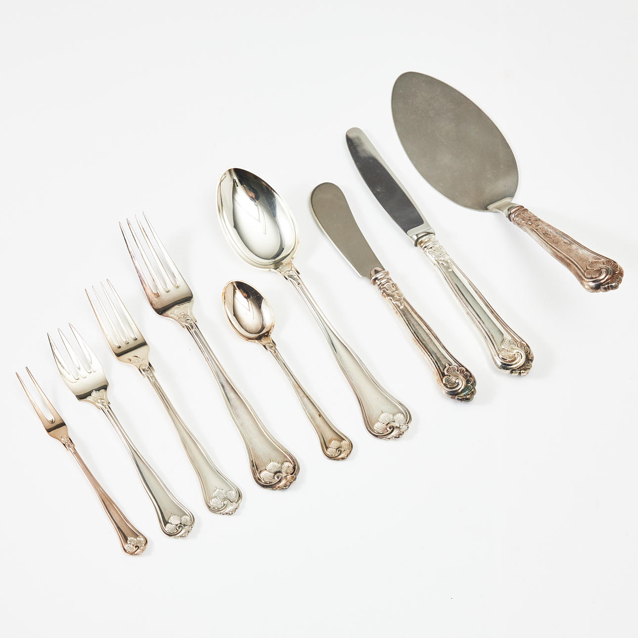 CUTLERY, 63 dlr., model Sachsisk, silver, Cohr, Denmark.
