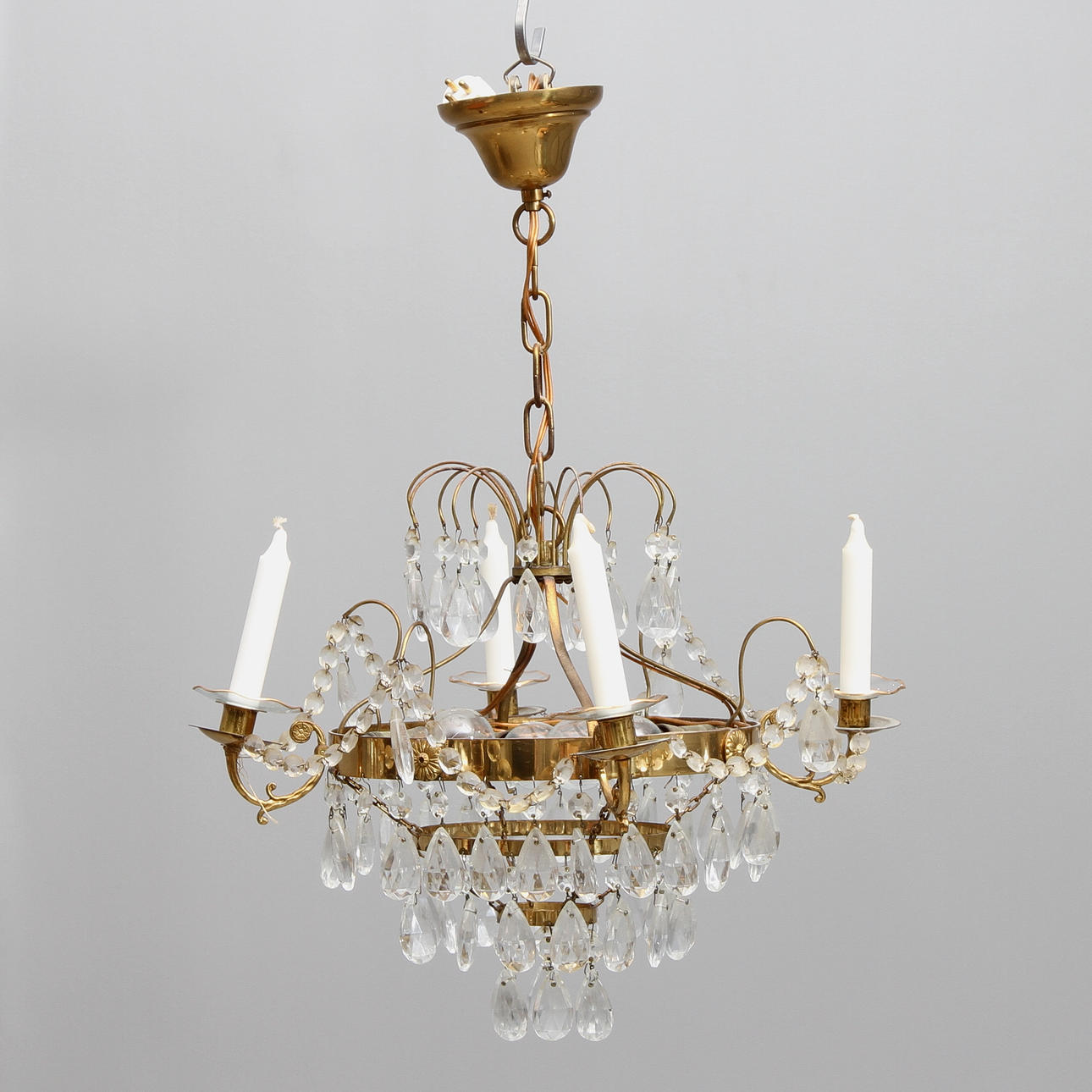 LJUSKRONA, 1900-tal. Höjd ca 35 cm.