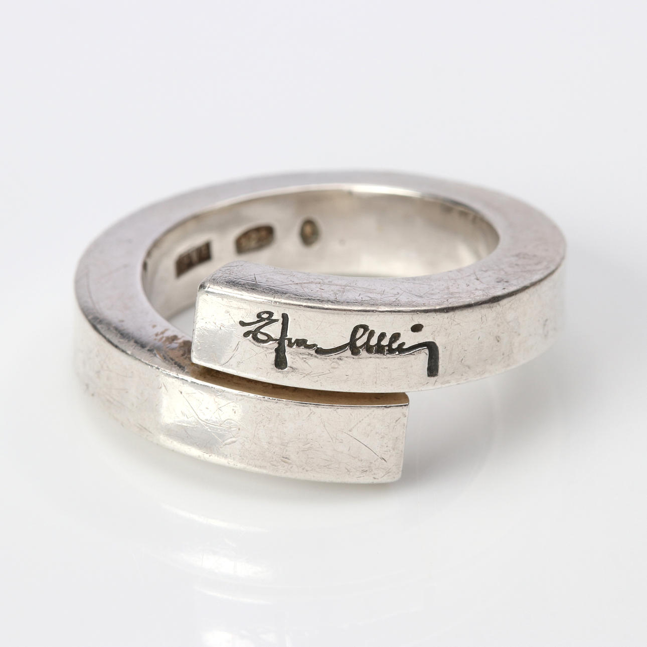 EFVA ATTLING, CALL “TWIST”. Sterling silver.