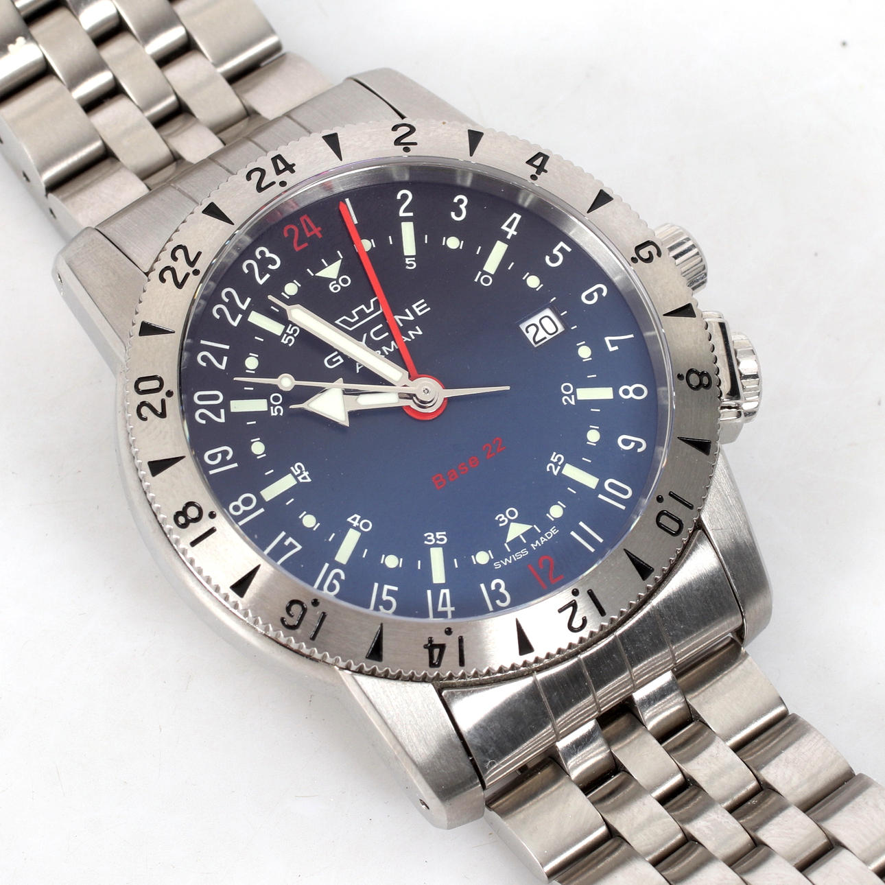 An automatic 'Airman' wristwatch, Glycine, 2000s.