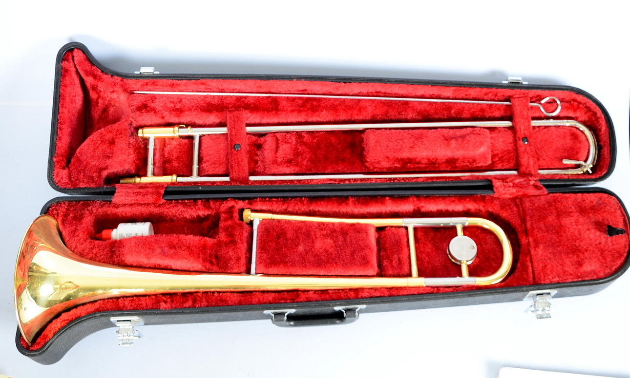 TROMBON MED TILLHÖRANDE FODRAL, Yamaha.
